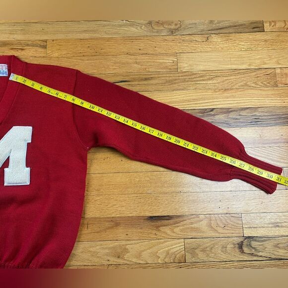 Vintage 60’s The Cincinnati Athletic Goods Co Letterman Sweater Knit Size M - Picture 6 of 11